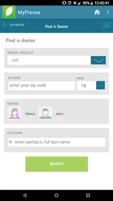 MyPrevea android App screenshot 1